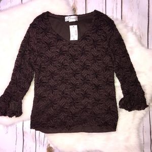 Woman’s S NWT Dress Barn 3/4 Sleeve Top